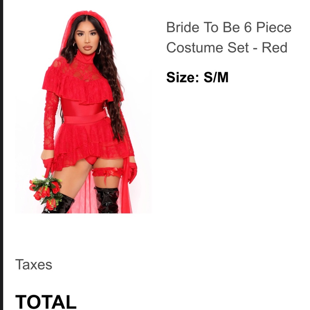 Lydia Deetz red bride beetlejuice costume